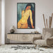 Seated female nude by Amedeo Modigliani - Canvas Artwork