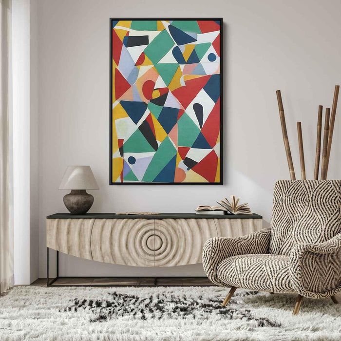 Tan Geometric Shapes #219 - Kanvah