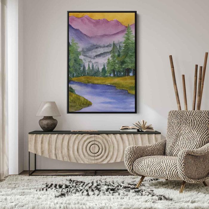 Watercolor Mountain #238 - Kanvah