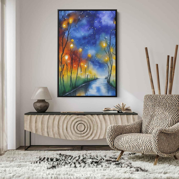 Watercolor Night #219 - Kanvah