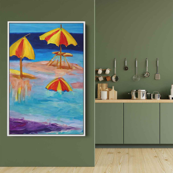 Abstract Beach Umbrellas #216 - Kanvah