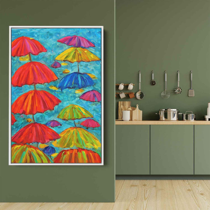 Abstract Beach Umbrellas #228 - Kanvah