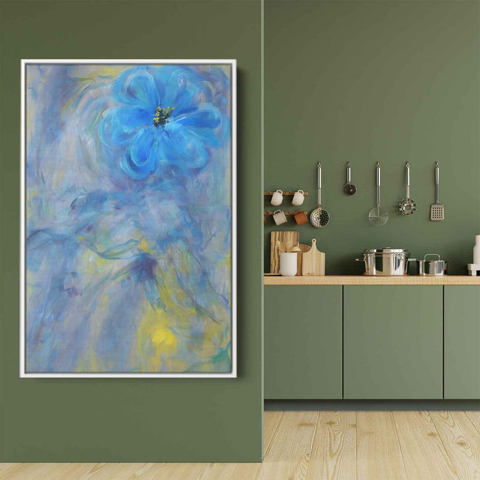 Blue Abstract Flower #225 - Kanvah