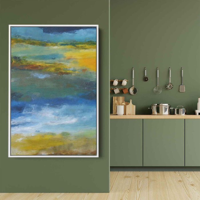 Blue Abstract Landscape #216 - Kanvah