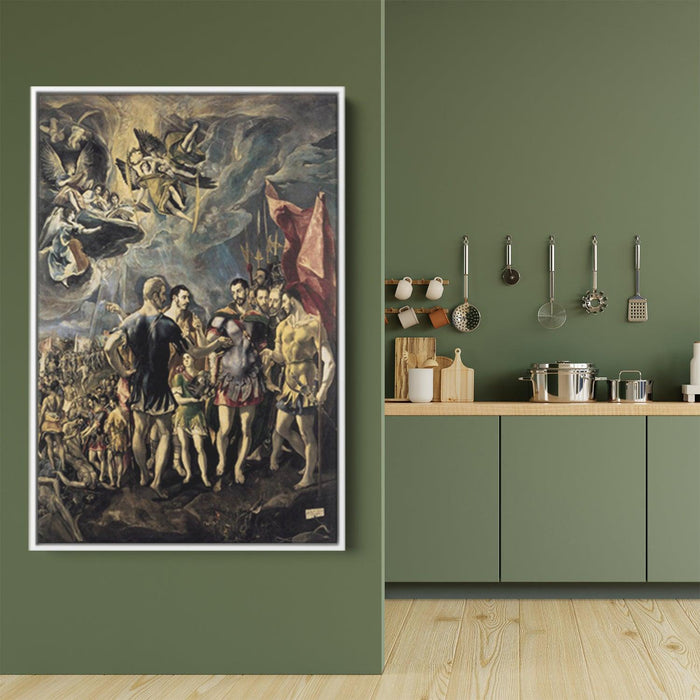 Martyrdom of St. Maurice and His Legions by El Greco - Canvas Artwork