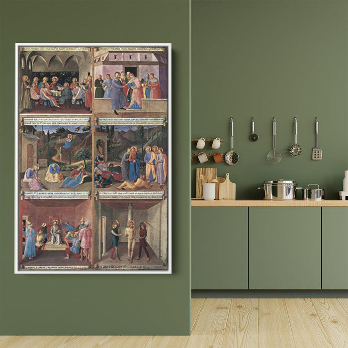 Paintings for the Armadio degli Argenti by Fra Angelico - Canvas Artwork