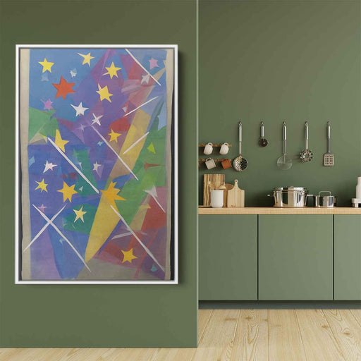 Pastel Bauhaus Stars #204 - Kanvah