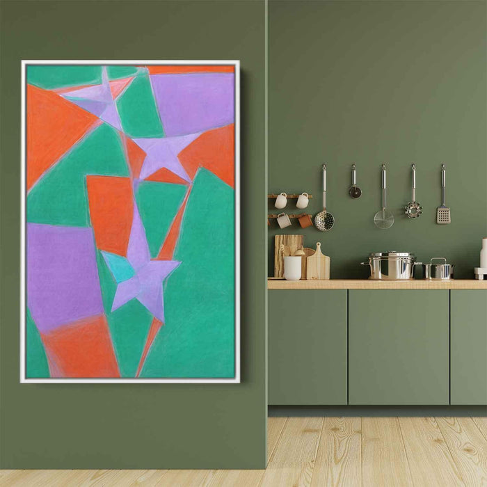 Pastel Bauhaus Stars #235 - Kanvah