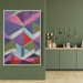 Pastel Bauhaus Triangles #212 - Kanvah