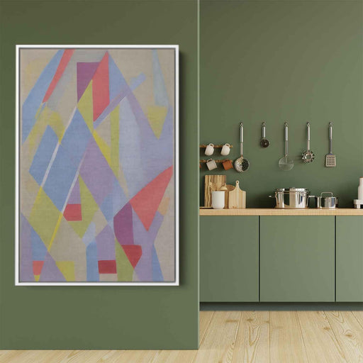 Pastel Bauhaus Triangles #219 - Kanvah
