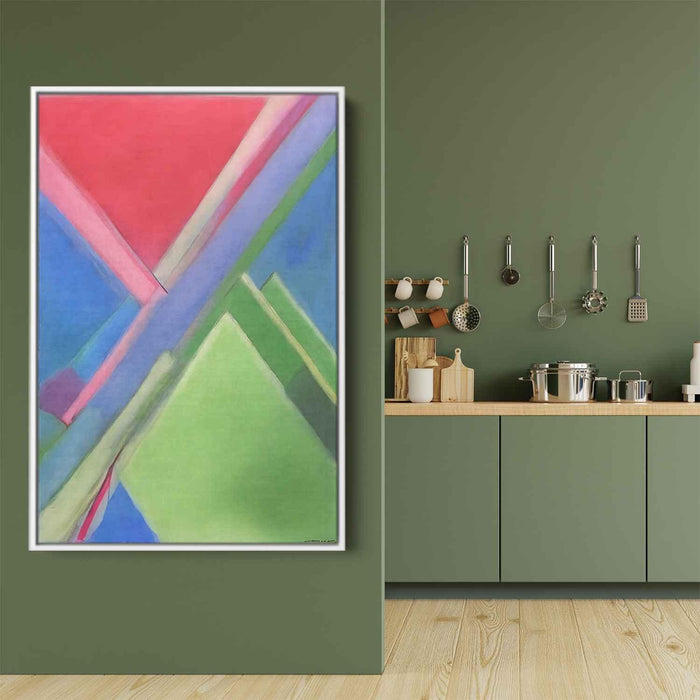 Pastel Bauhaus Triangles #225 - Kanvah