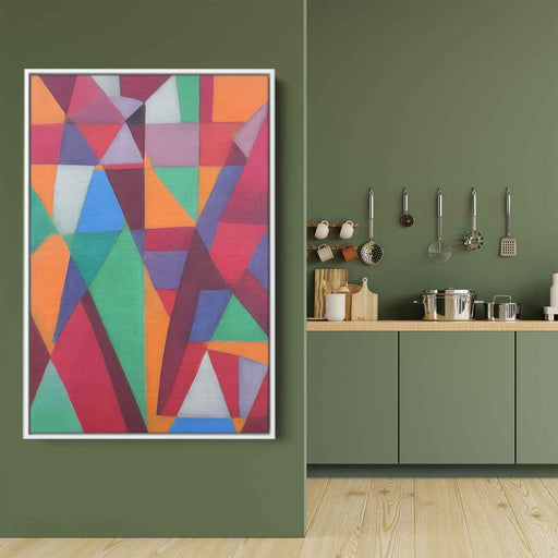 Pastel Bauhaus Triangles #228 - Kanvah