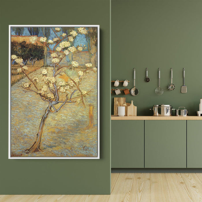 Pear Tree in Blossom by Vincent van Gogh - Canvas Artwork