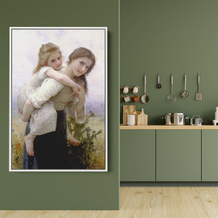 Pleasant Burden by William-Adolphe Bouguereau - Canvas Artwork