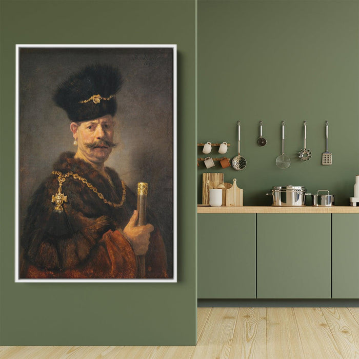 Polish Nobleman by Rembrandt - Canvas Artwork