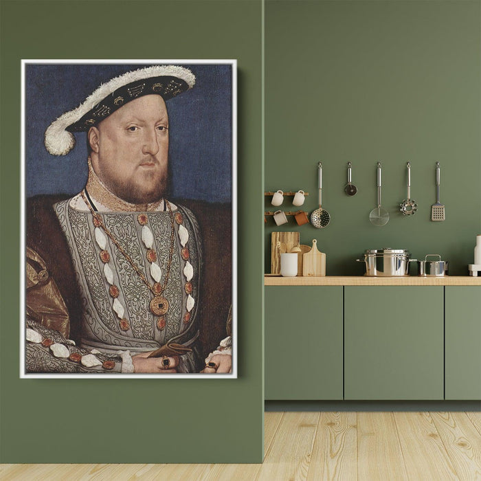 Portrait of Henry VIII, King of England by Hans Holbein the Younger - Canvas Artwork