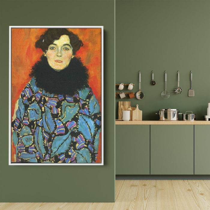 Portrait of Johanna Staude by Gustav Klimt - Canvas Artwork