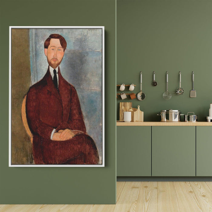 Portrait of Leopold Zborowski by Amedeo Modigliani - Canvas Artwork