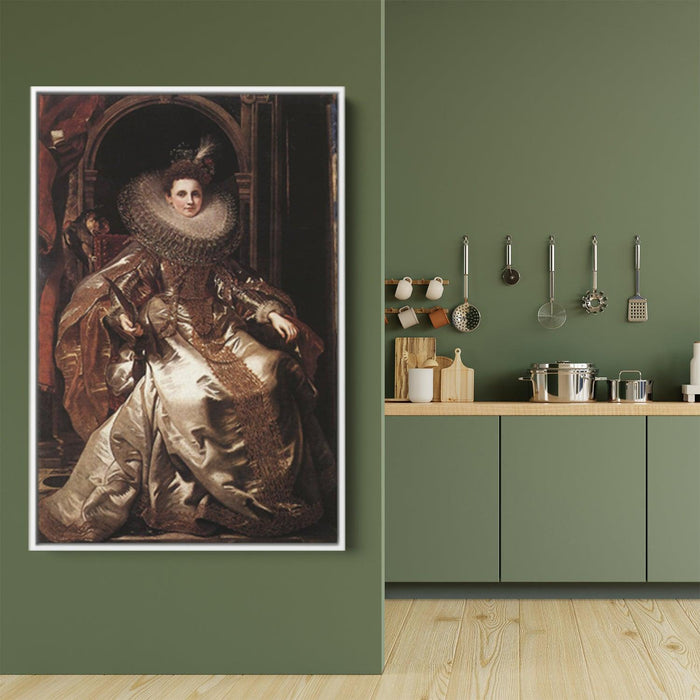 Portrait of Marchesa Maria Serra Pallavicino by Peter Paul Rubens - Canvas Artwork