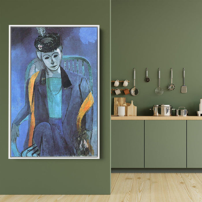 Portrait of Mme. Matisse by Henri Matisse - Canvas Artwork