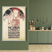 Poster for the Brooklyn Exhibition by Alphonse Mucha - Canvas Artwork