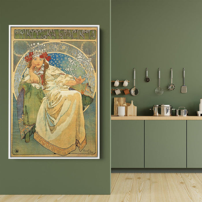 Princess Hyacinth by Alphonse Mucha - Canvas Artwork