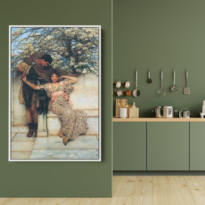 Promise of Spring by Sir Lawrence Alma-Tadema - Canvas Artwork