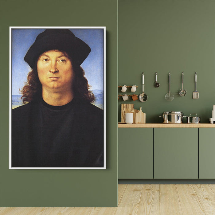 Portrait of a Man by Raphael - Canvas Artwork