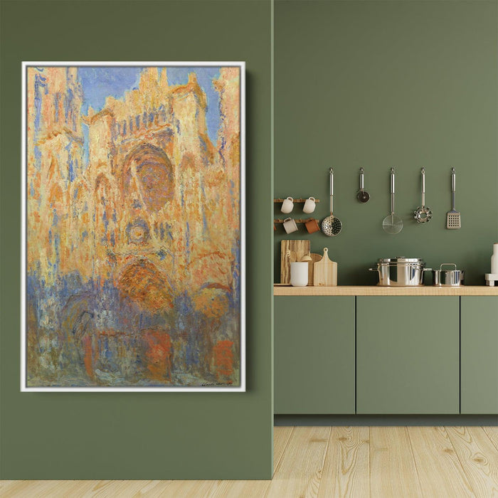 Rouen Cathedral by Claude Monet - Canvas Artwork