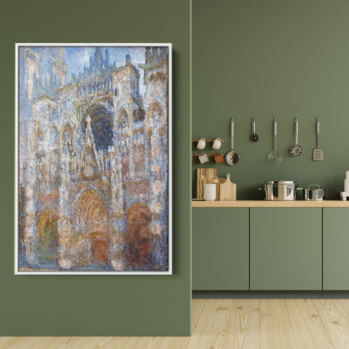 Rouen Cathedral, Magic in Blue by Claude Monet - Canvas Artwork