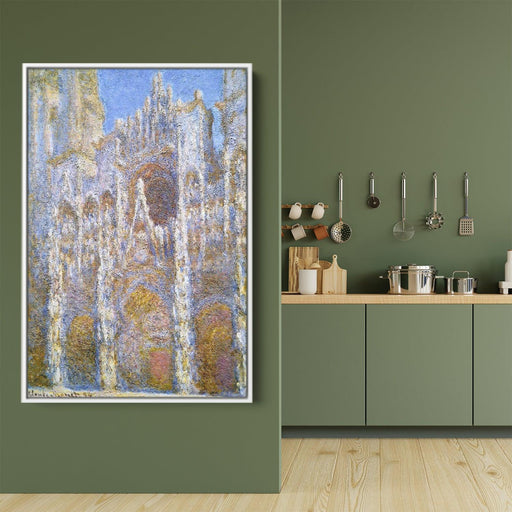 Rouen Cathedral, Sunlight Effect by Claude Monet - Canvas Artwork