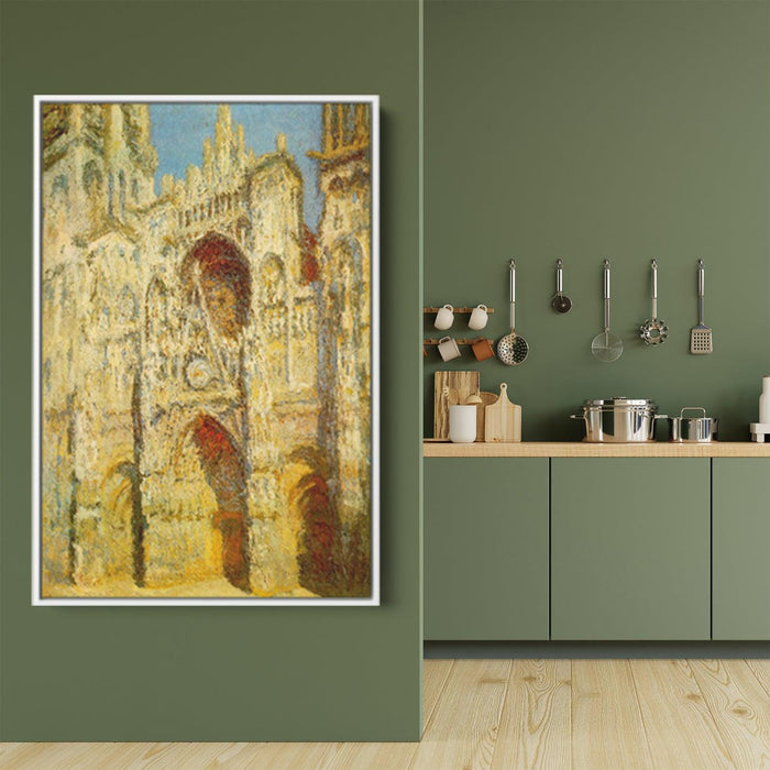 Rouen Cathedral, The Gate and The Tower by Claude Monet - Canvas Artwork