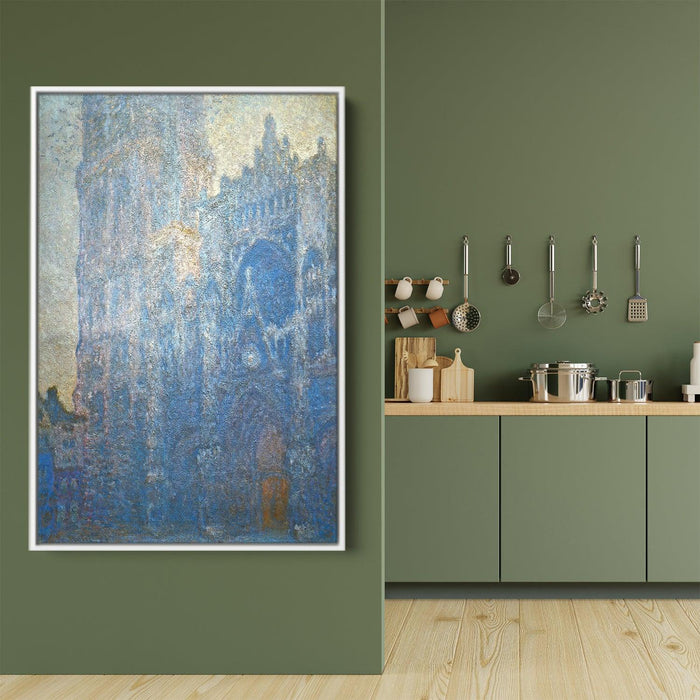 Rouen Cathedral The Portal Morning Effect by Claude Monet - Canvas Artwork