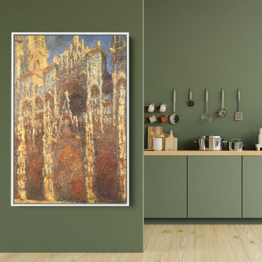 Rouen Cathedral, the Portal by Claude Monet - Canvas Artwork
