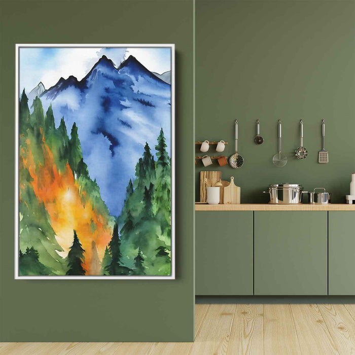 Watercolor Mountain #224 - Kanvah