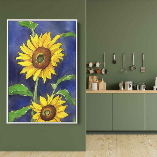 Watercolor Sunflower #208 - Kanvah