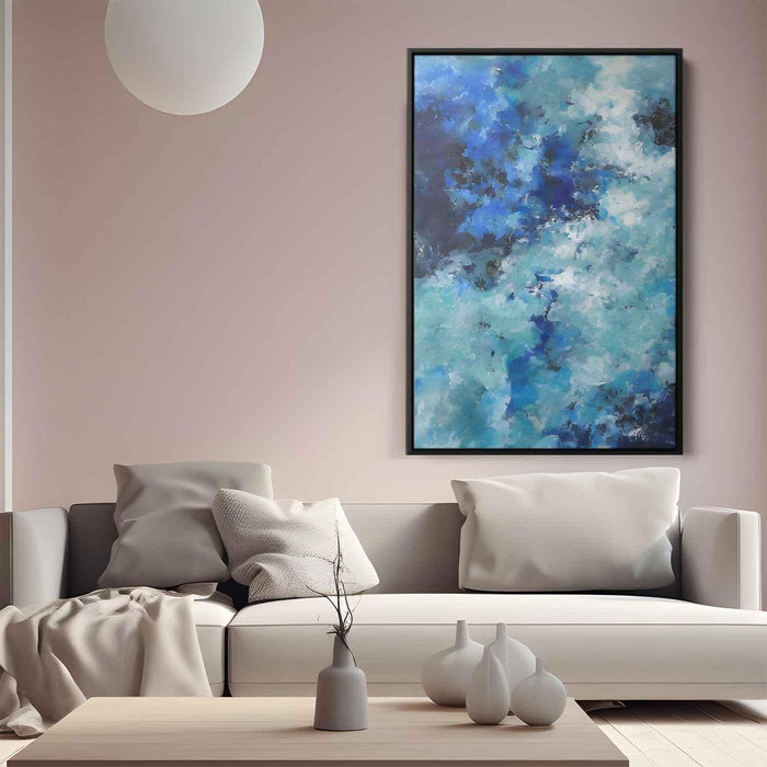 Blue Abstract Ocean #206 - Kanvah