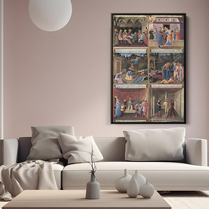 Paintings for the Armadio degli Argenti by Fra Angelico - Canvas Artwork