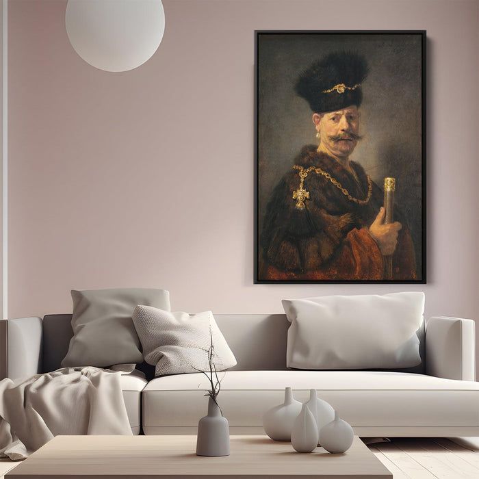 Polish Nobleman by Rembrandt - Canvas Artwork