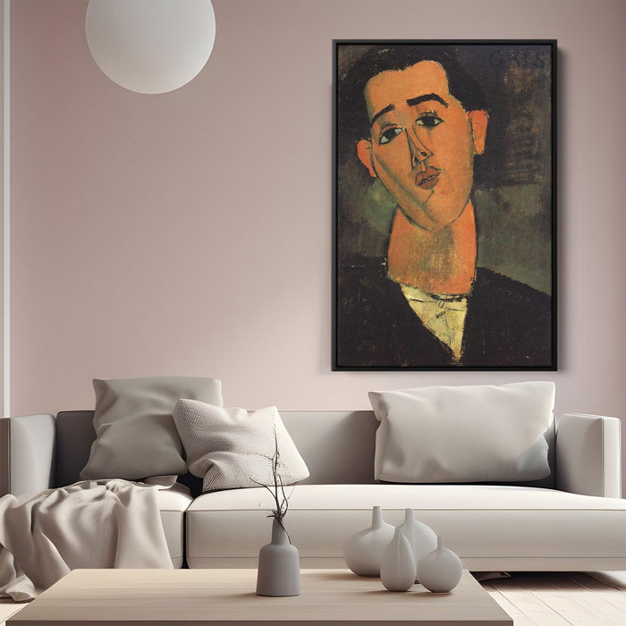 Portrait of Juan Gris by Amedeo Modigliani - Canvas Artwork