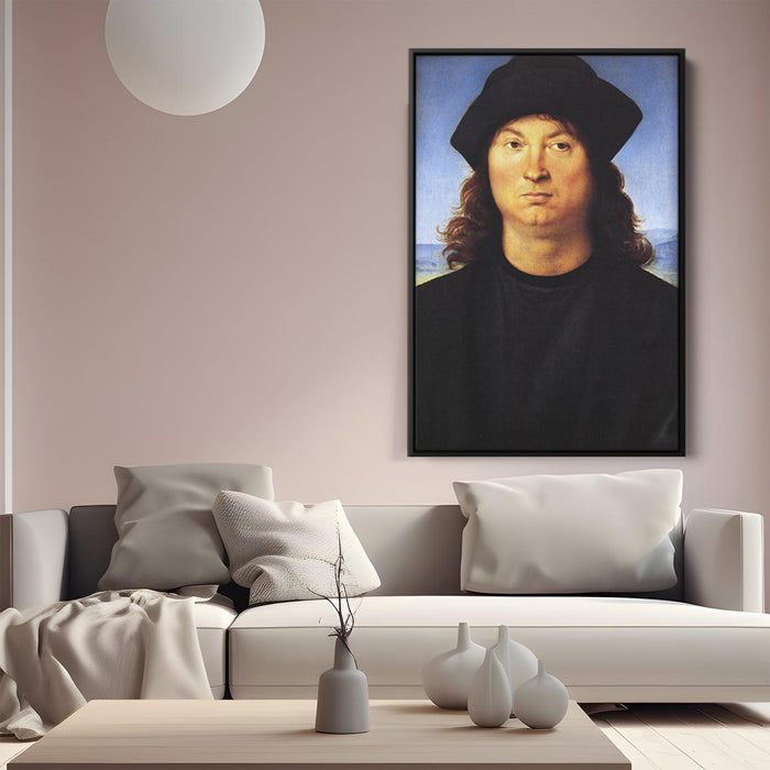 Portrait of a Man by Raphael - Canvas Artwork