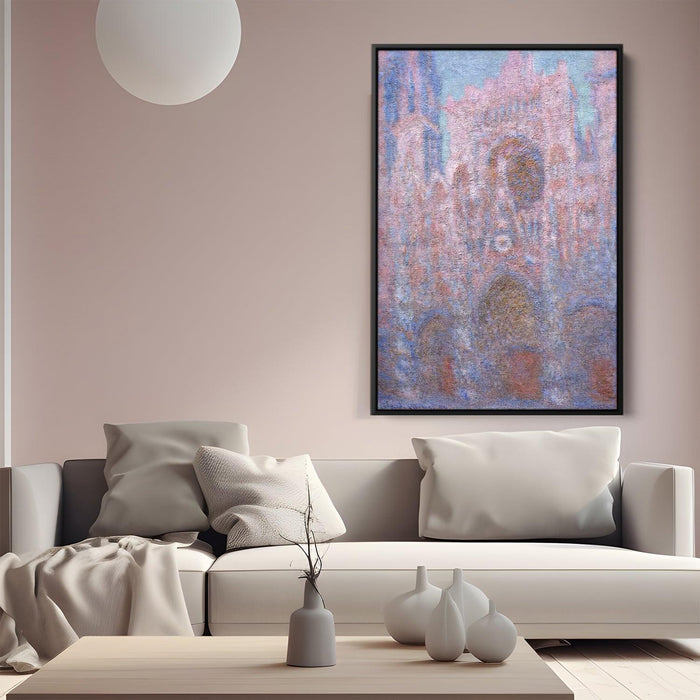 Rouen Cathedral, Symphony in Grey and Rose by Claude Monet - Canvas Artwork