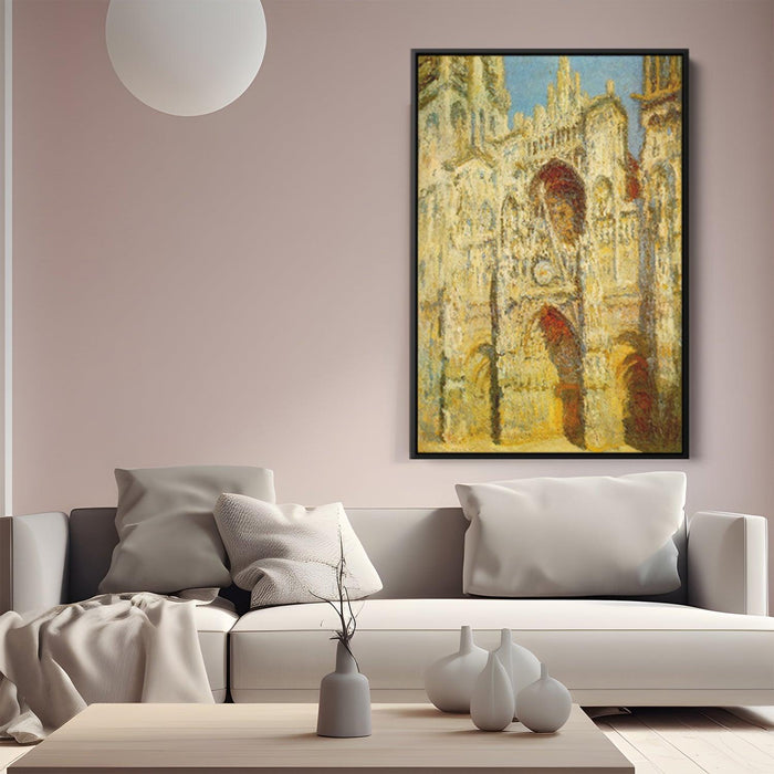 Rouen Cathedral, The Gate and The Tower by Claude Monet - Canvas Artwork