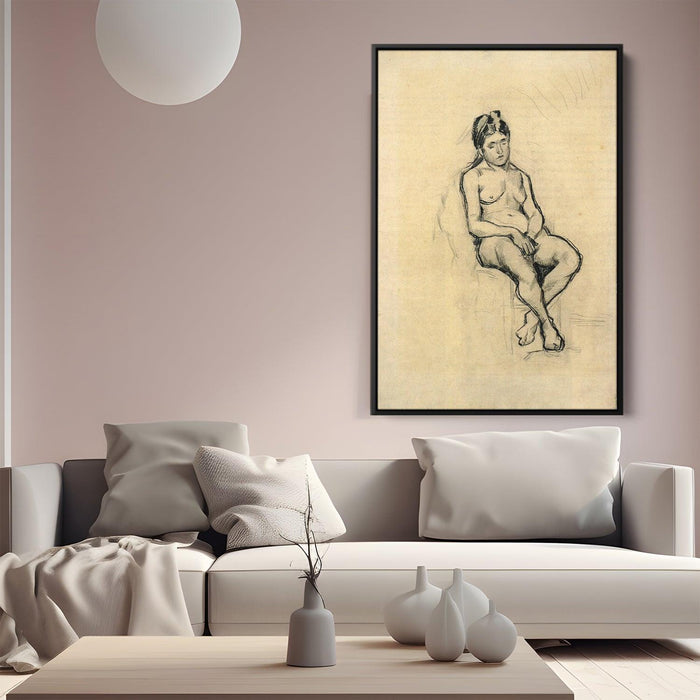 Seated Female Nude by Vincent van Gogh - Canvas Artwork