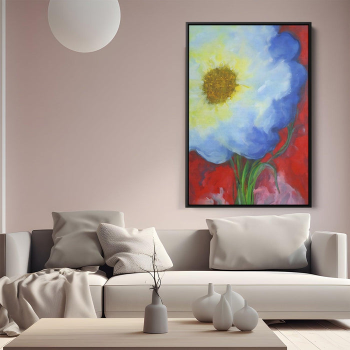 White Abstract Flower #208 - Kanvah