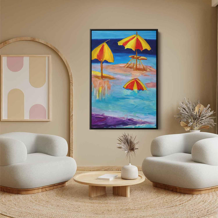 Abstract Beach Umbrellas #216 - Kanvah