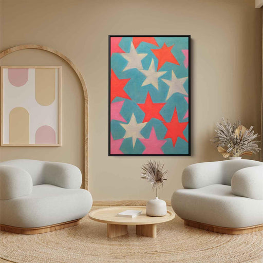 Pastel Bauhaus Stars #230 - Kanvah