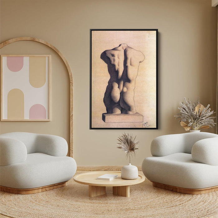 Plaster male torso by Pablo Picasso - Canvas Artwork