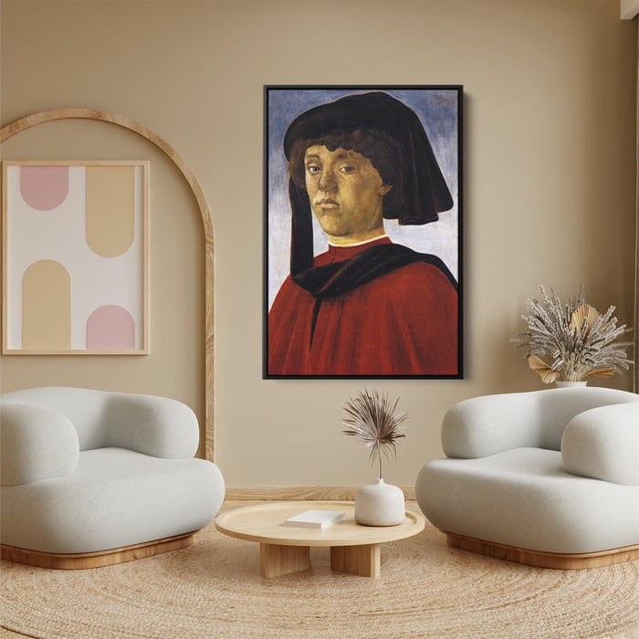 Portrait of a Young Man by Sandro Botticelli - Canvas Artwork