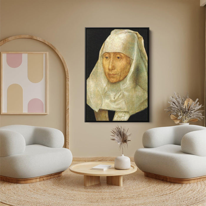 Portrait of an Old Woman by Hans Memling - Canvas Artwork